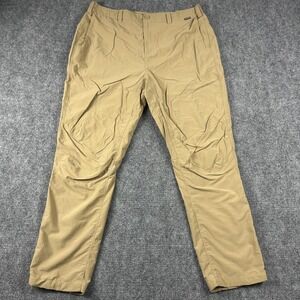 Simms Pants Mens 40x31 Beige Chino Elastic Waist Lightweight Outdoor Fishing